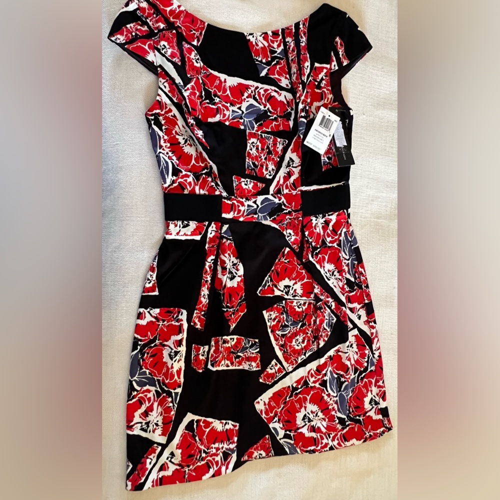 French Connection Black and Red Dress size 6